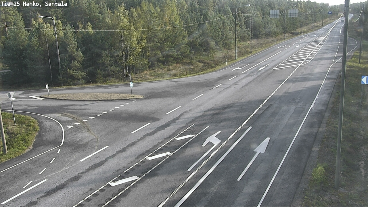 Weather Camera Image Road 25 Hanko, Santala, Hanko, Uusimaa