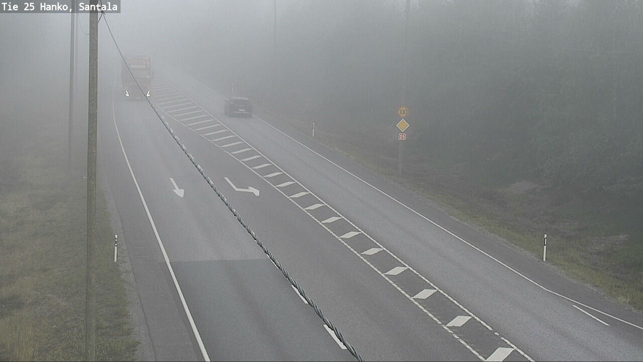 Weather Camera Image Väg 25 Hangö, Sandö, Hanko, Uusimaa