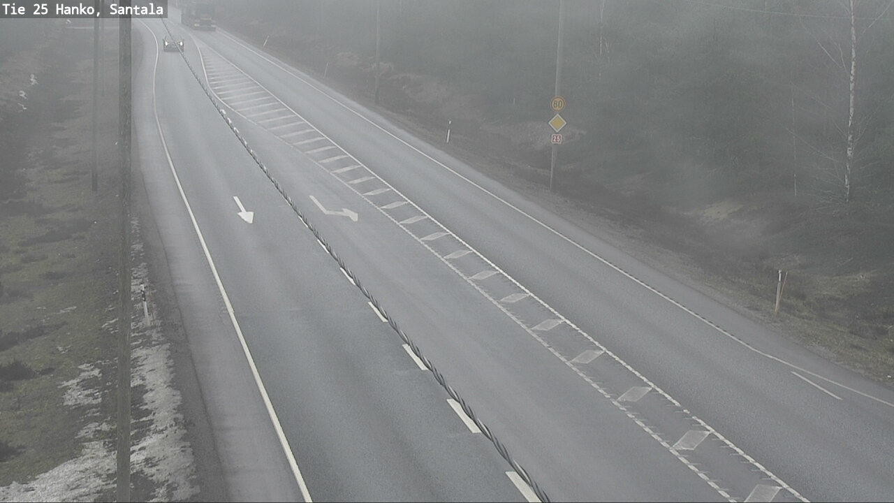 Weather Camera Image Road 25 Hanko, Santala, Hanko, Uusimaa