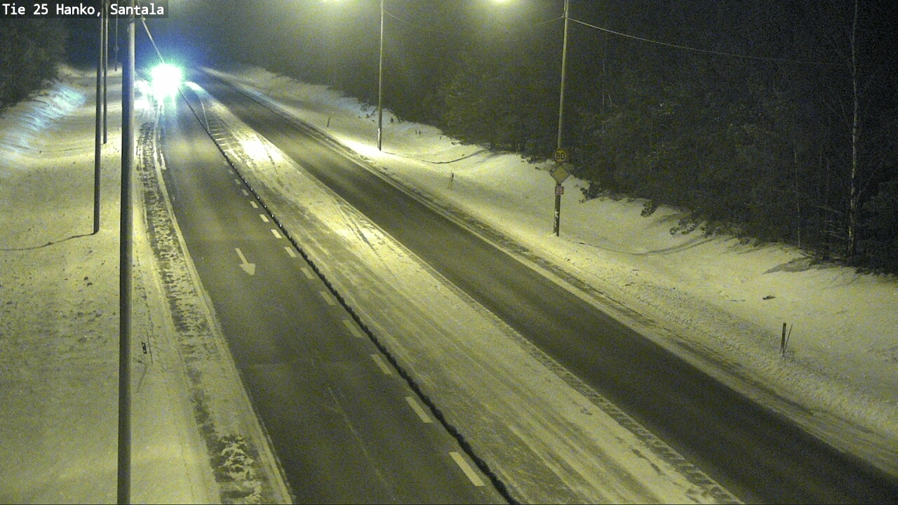 Weather Camera Image Road 25 Hanko, Santala, Hanko, Uusimaa