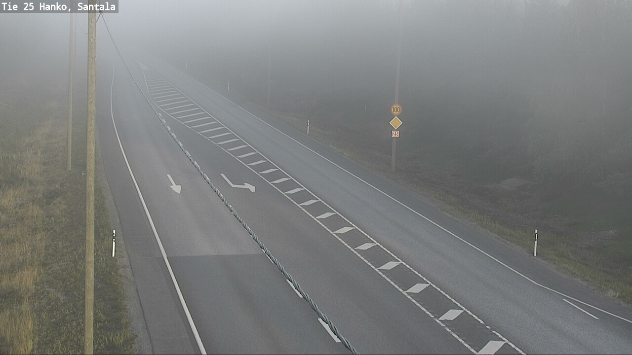 Weather Camera Image Väg 25 Hangö, Sandö, Hanko, Uusimaa