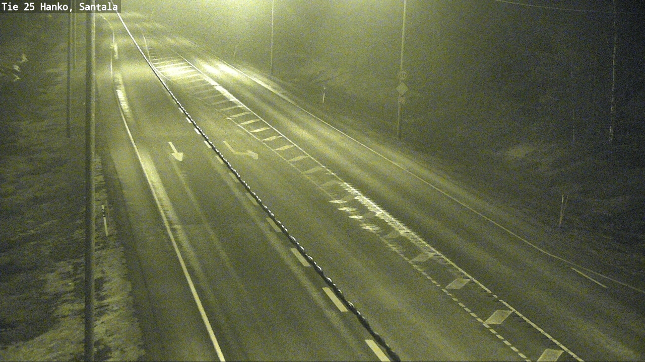 Weather Camera Image Road 25 Hanko, Santala, Hanko, Uusimaa