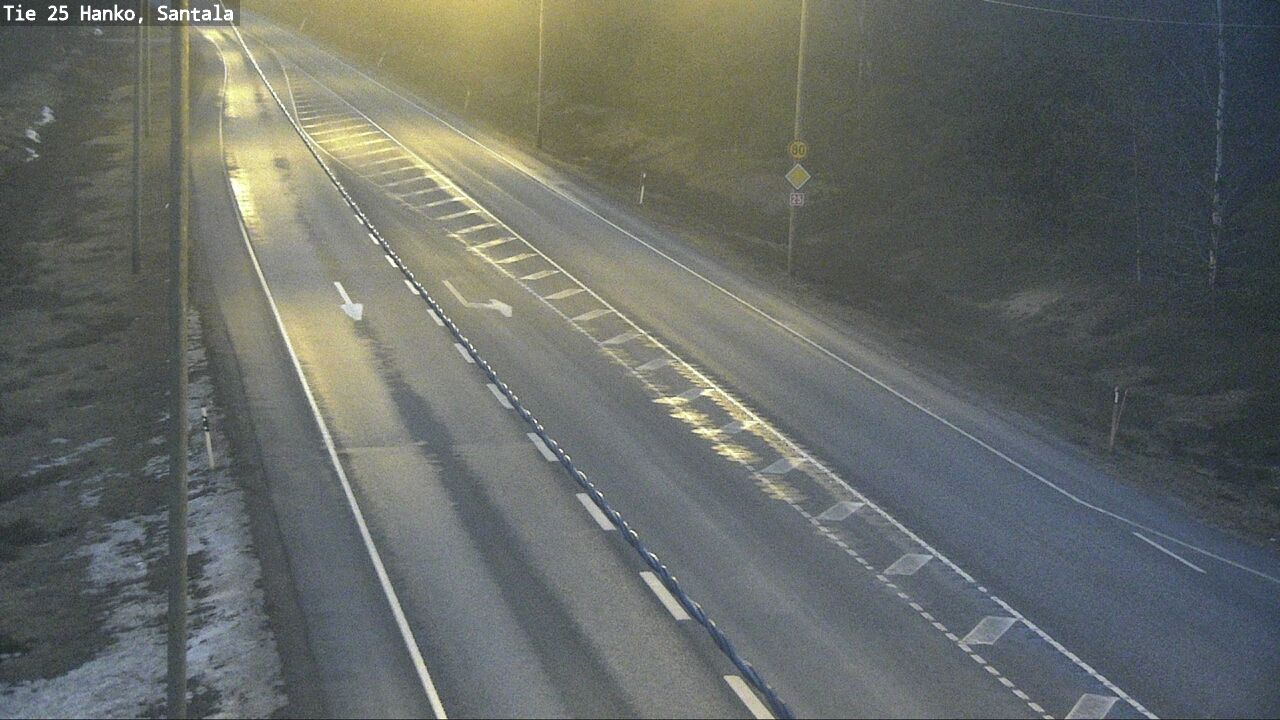 Weather Camera Image Road 25 Hanko, Santala, Hanko, Uusimaa