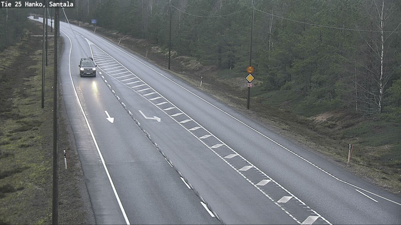 Weather Camera Image Road 25 Hanko, Santala, Hanko, Uusimaa