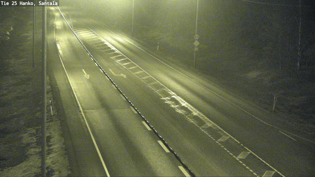 Weather Camera Image Road 25 Hanko, Santala, Hanko, Uusimaa