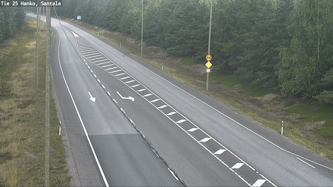 Weather Camera Image Väg 25 Hangö, Sandö, Hanko, Uusimaa