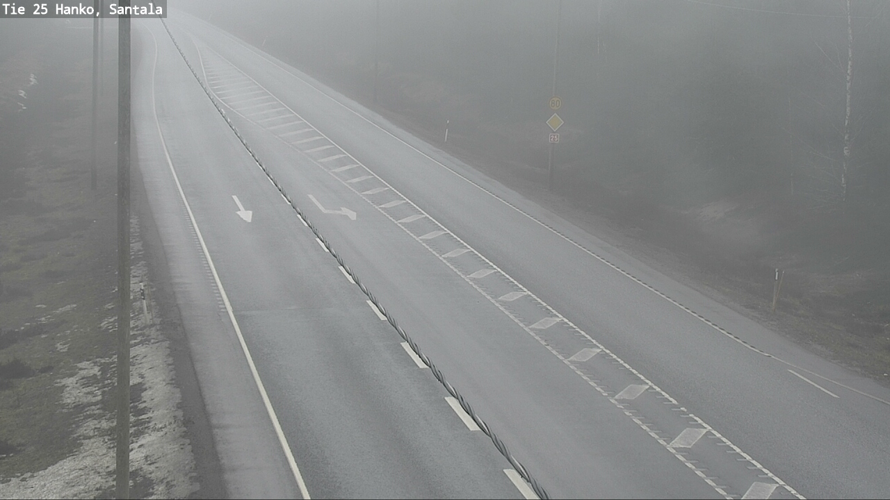 Weather Camera Image Road 25 Hanko, Santala, Hanko, Uusimaa