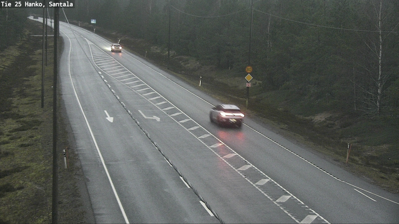 Weather Camera Image Road 25 Hanko, Santala, Hanko, Uusimaa