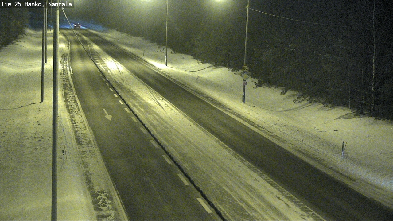 Weather Camera Image Road 25 Hanko, Santala, Hanko, Uusimaa