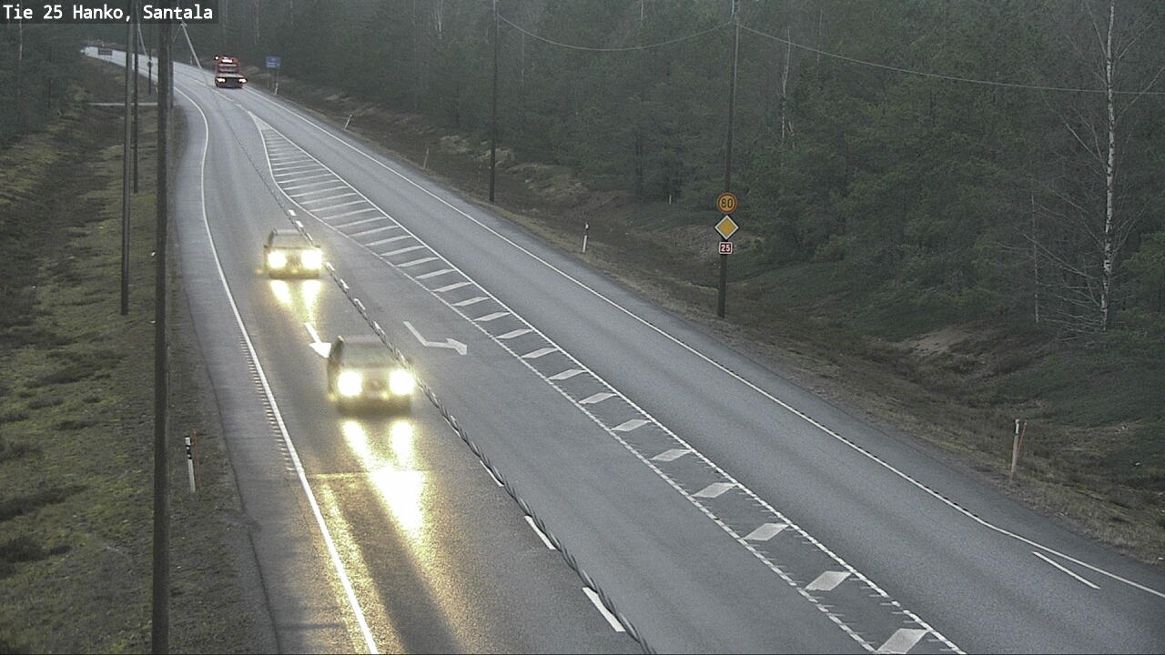 Weather Camera Image Väg 25 Hangö, Sandö, Hanko, Uusimaa