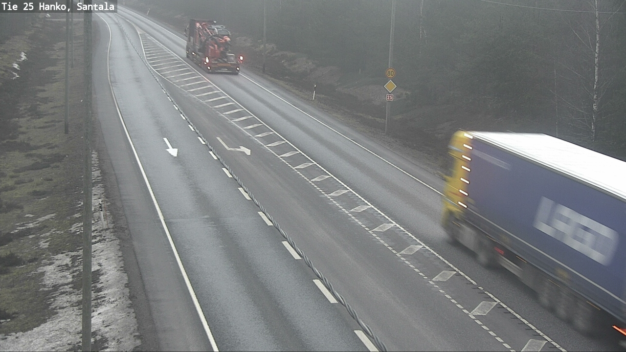 Weather Camera Image Road 25 Hanko, Santala, Hanko, Uusimaa