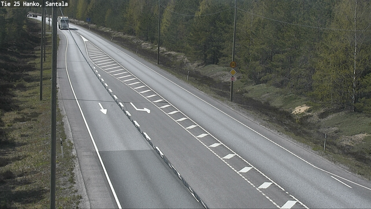 Weather Camera Image Väg 25 Hangö, Sandö, Hanko, Uusimaa