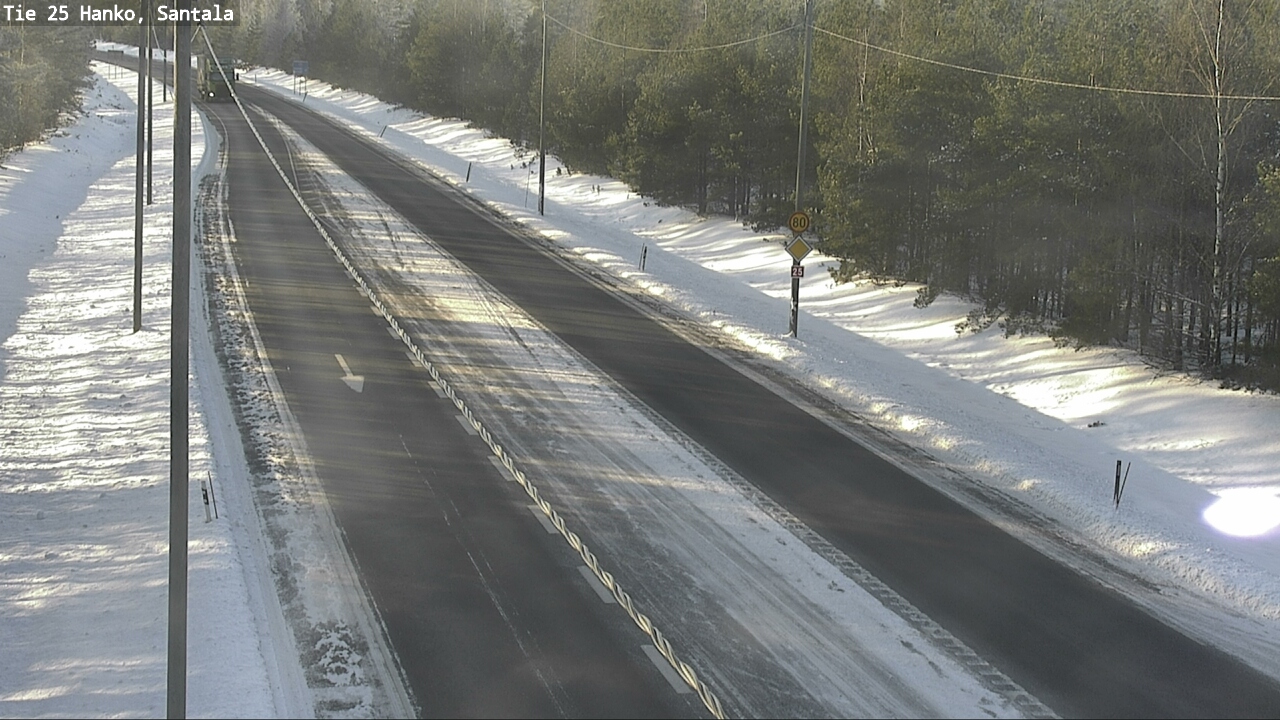 Weather Camera Image Road 25 Hanko, Santala, Hanko, Uusimaa