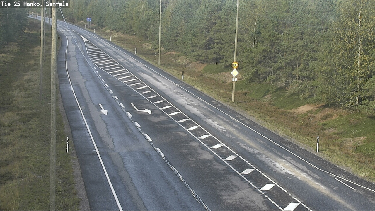 Weather Camera Image Road 25 Hanko, Santala, Hanko, Uusimaa