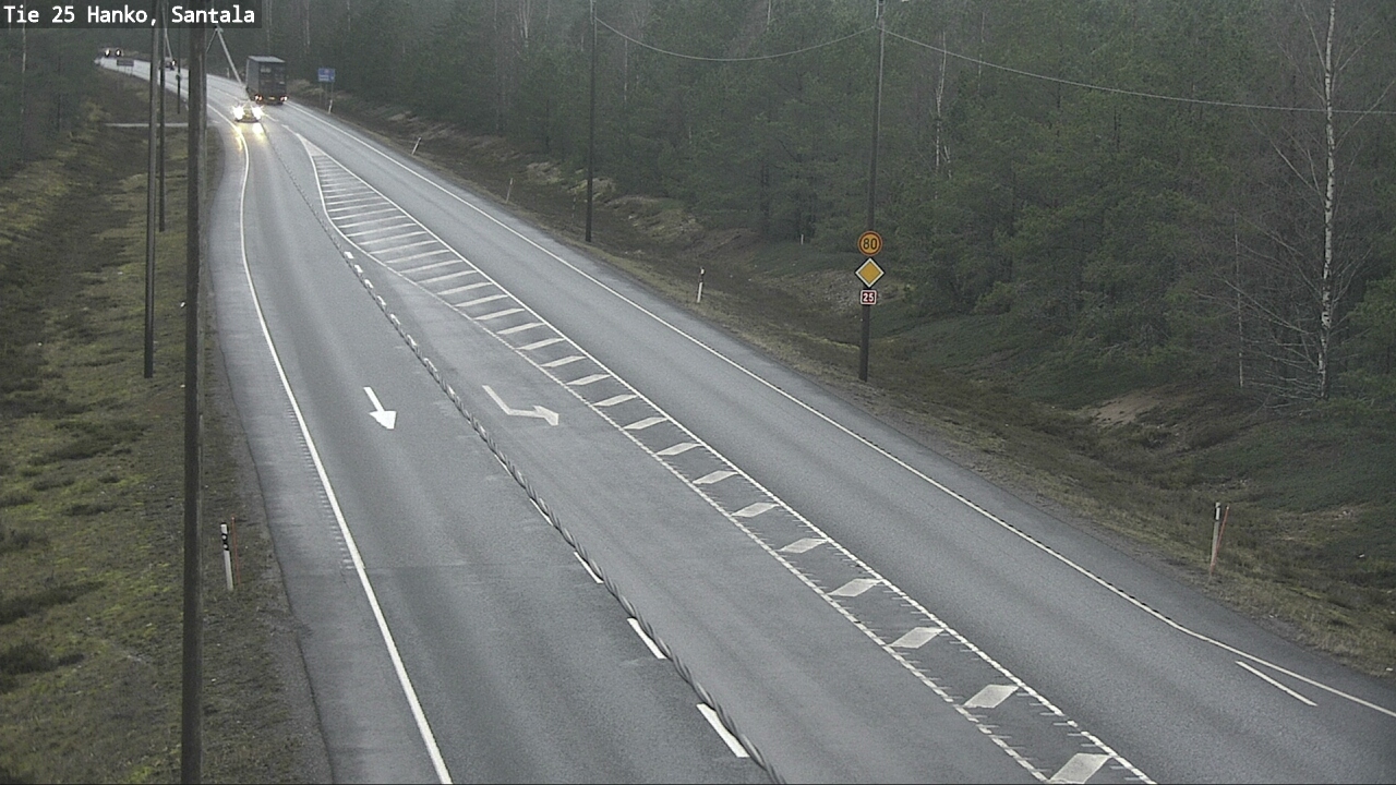 Weather Camera Image Väg 25 Hangö, Sandö, Hanko, Uusimaa