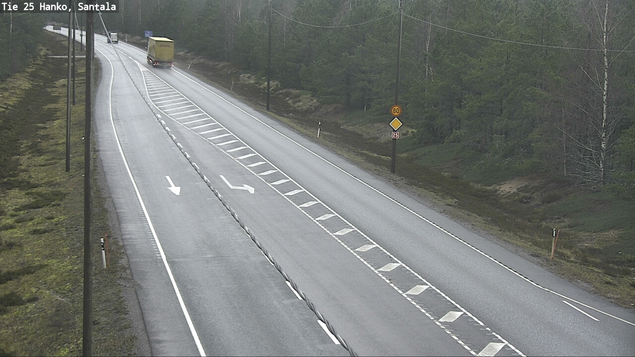 Weather Camera Image Road 25 Hanko, Santala, Hanko, Uusimaa