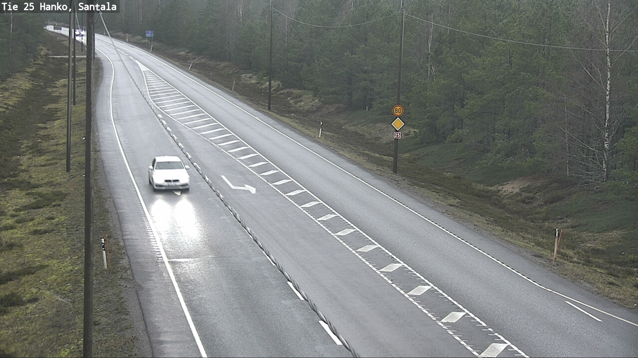 Weather Camera Image Road 25 Hanko, Santala, Hanko, Uusimaa