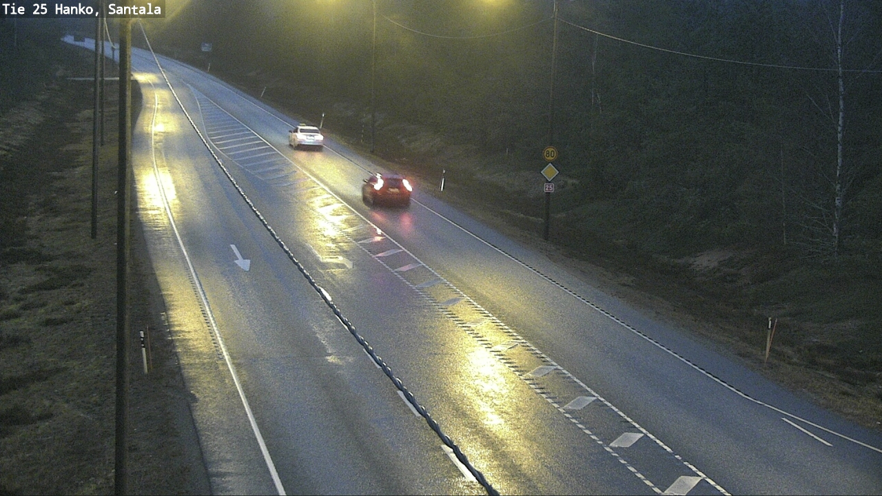Weather Camera Image Road 25 Hanko, Santala, Hanko, Uusimaa