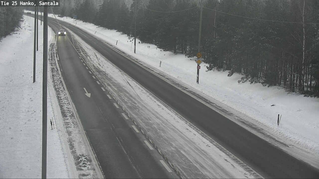 Weather Camera Image Road 25 Hanko, Santala, Hanko, Uusimaa