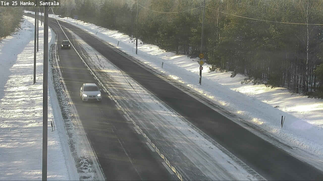 Weather Camera Image Road 25 Hanko, Santala, Hanko, Uusimaa