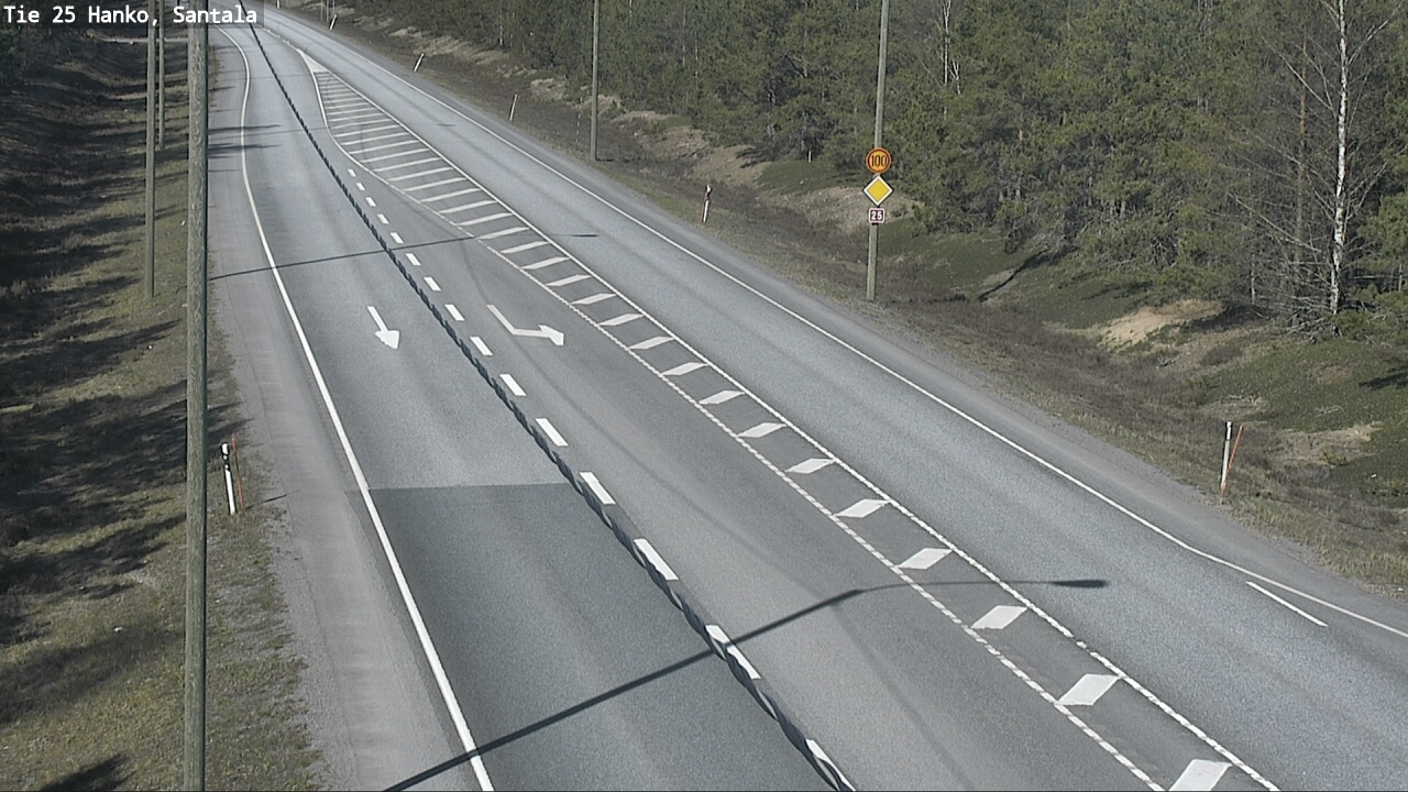 Kelikamerat Kuva Tie 25 Hanko, Santala, Hanko, Uusimaa