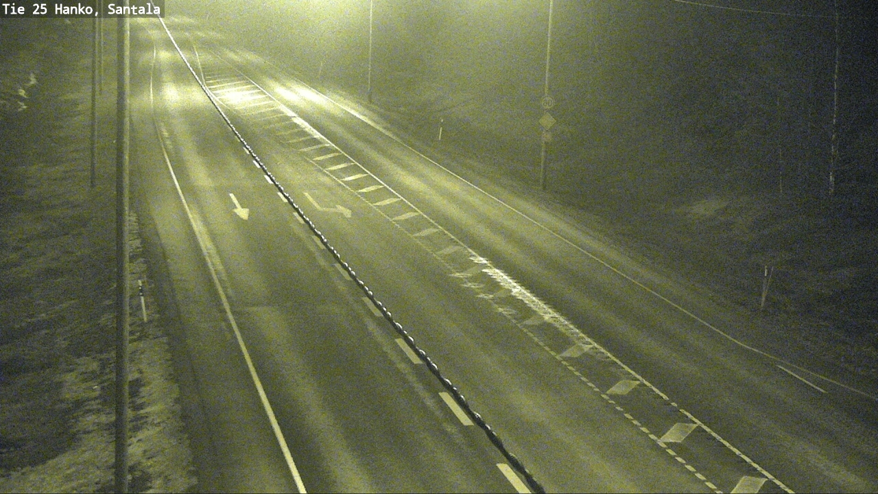 Weather Camera Image Road 25 Hanko, Santala, Hanko, Uusimaa