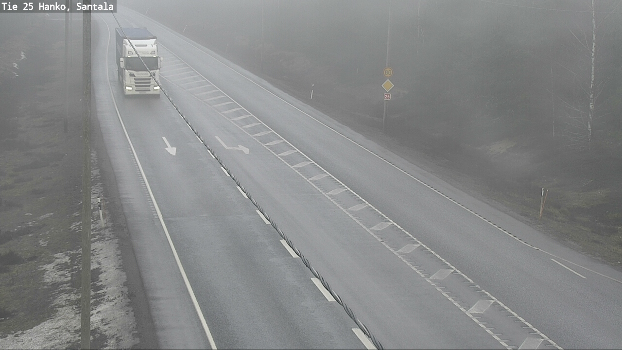 Weather Camera Image Road 25 Hanko, Santala, Hanko, Uusimaa