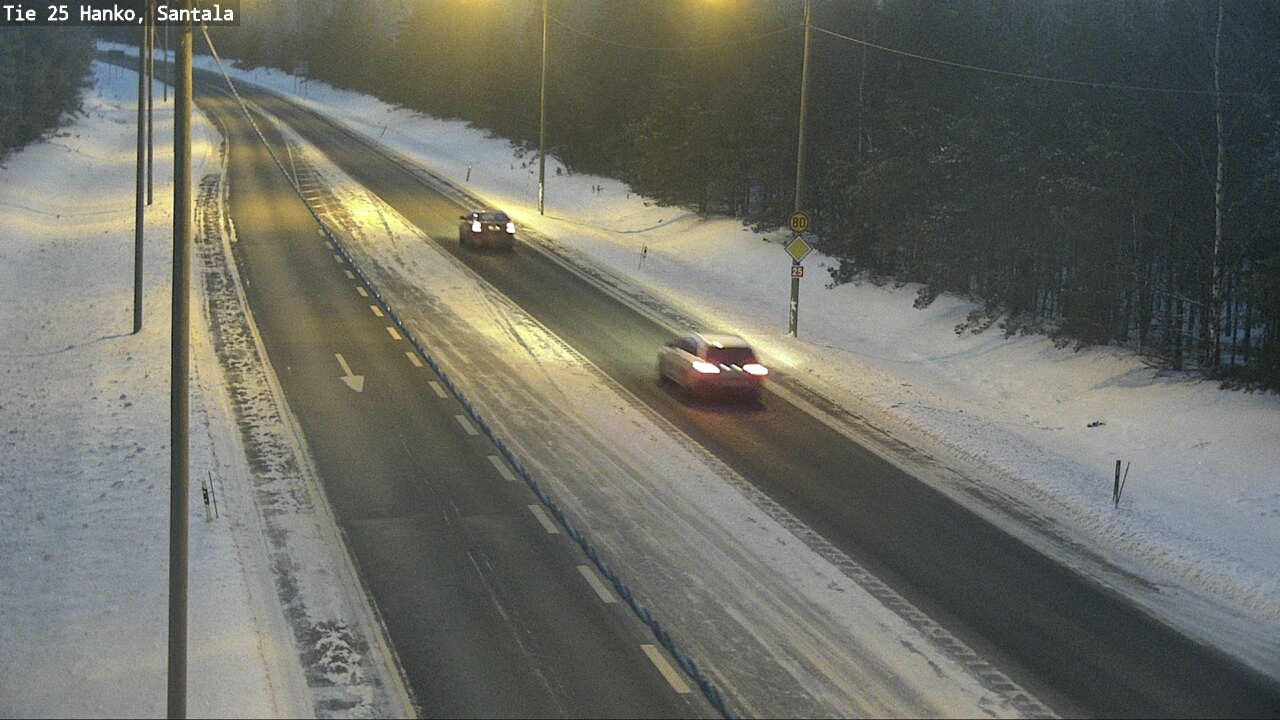 Weather Camera Image Road 25 Hanko, Santala, Hanko, Uusimaa