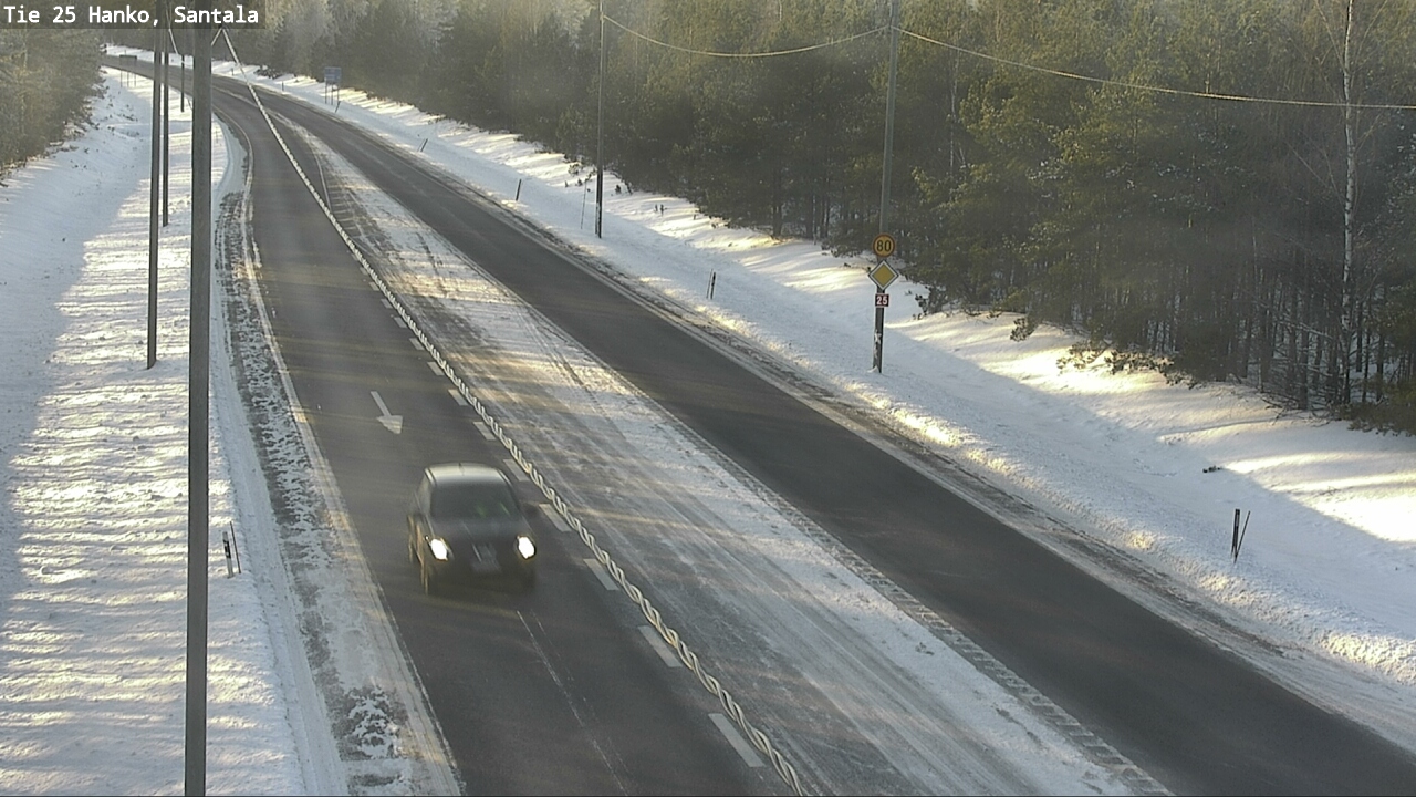 Weather Camera Image Road 25 Hanko, Santala, Hanko, Uusimaa