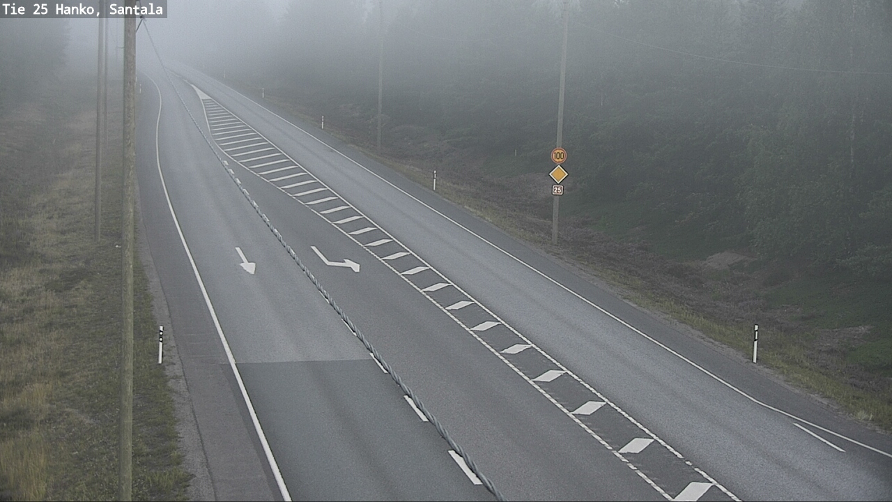 Weather Camera Image Väg 25 Hangö, Sandö, Hanko, Uusimaa