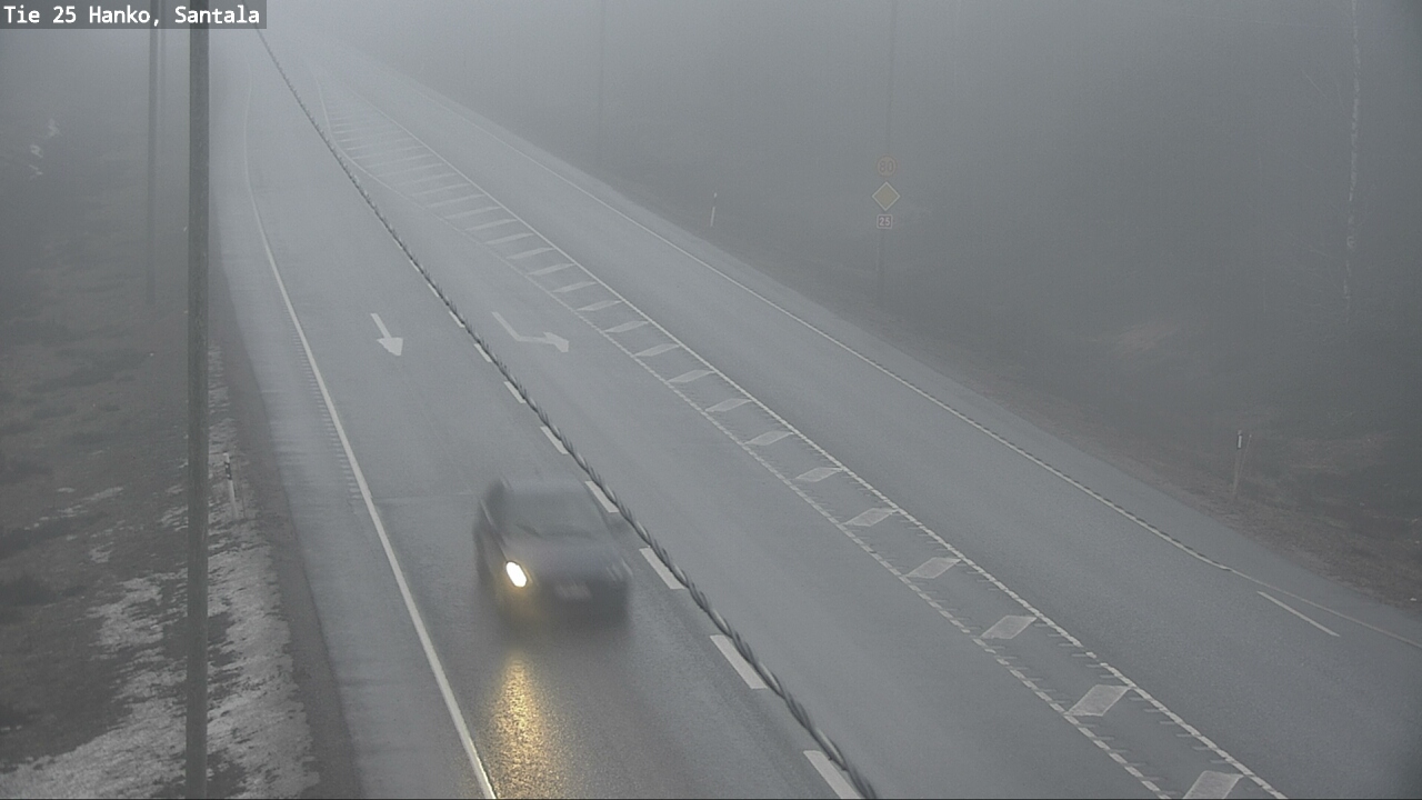 Weather Camera Image Road 25 Hanko, Santala, Hanko, Uusimaa