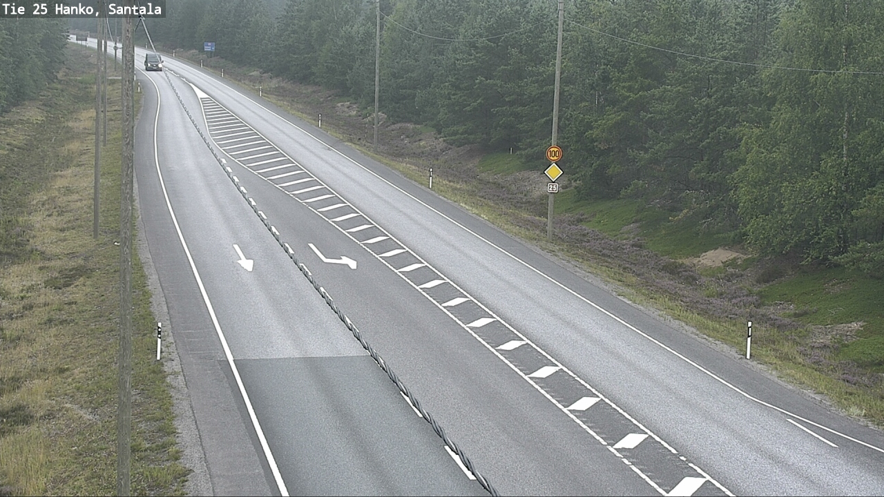 Weather Camera Image Väg 25 Hangö, Sandö, Hanko, Uusimaa