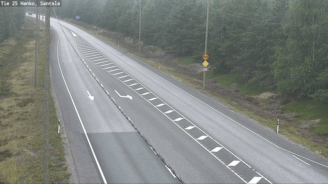 Weather Camera Image Väg 25 Hangö, Sandö, Hanko, Uusimaa