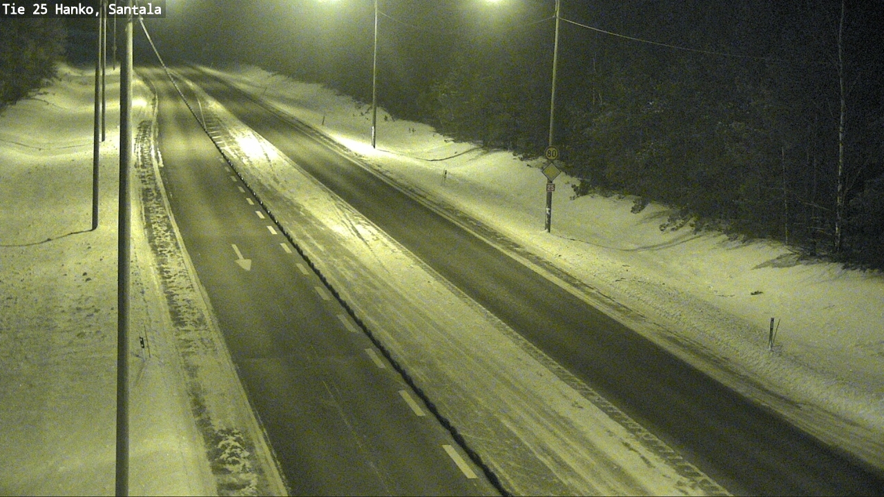 Weather Camera Image Road 25 Hanko, Santala, Hanko, Uusimaa