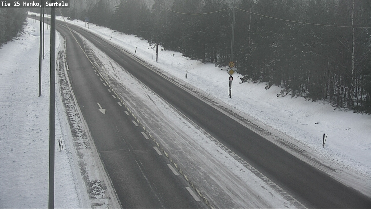 Weather Camera Image Road 25 Hanko, Santala, Hanko, Uusimaa