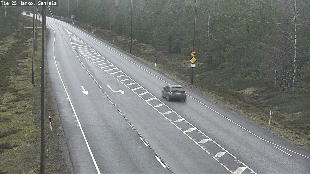 Weather Camera Image Road 25 Hanko, Santala, Hanko, Uusimaa