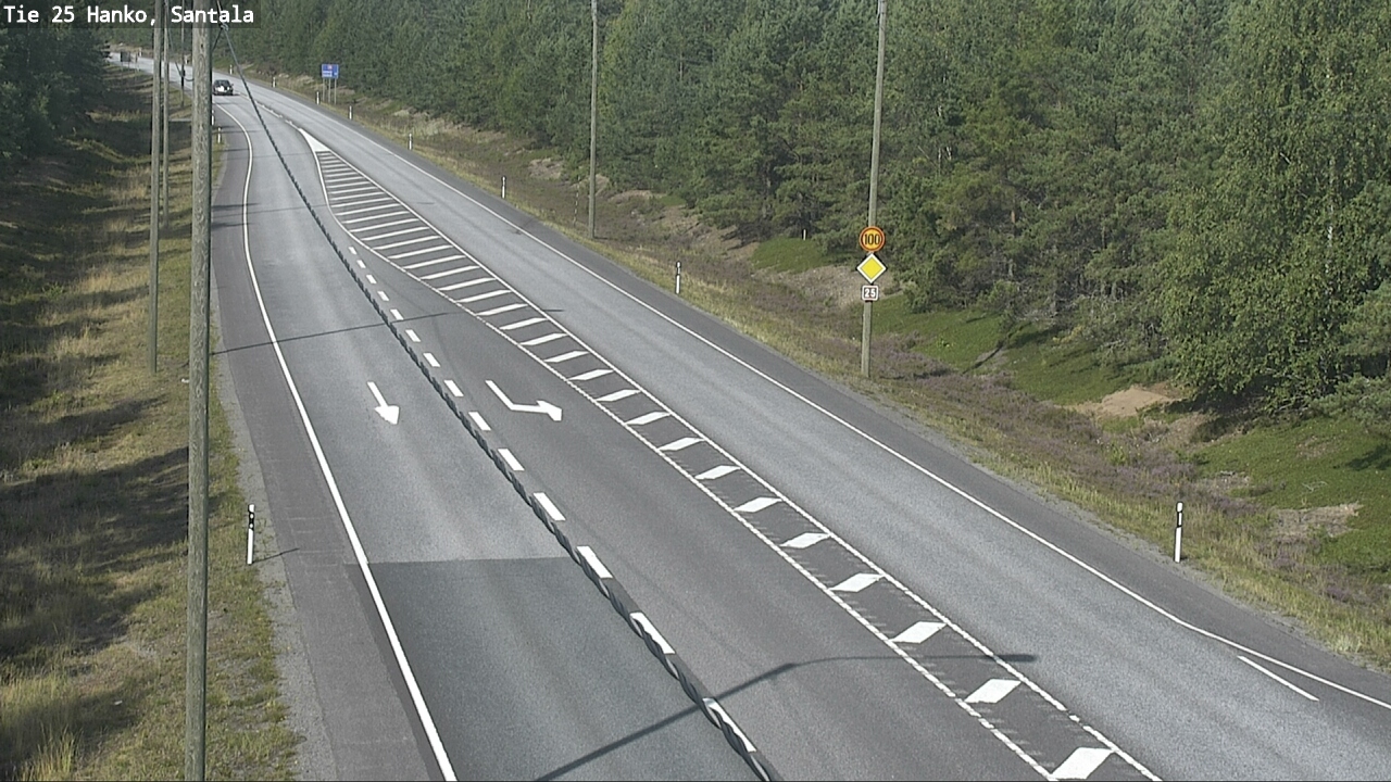 Weather Camera Image Road 25 Hanko, Santala, Hanko, Uusimaa