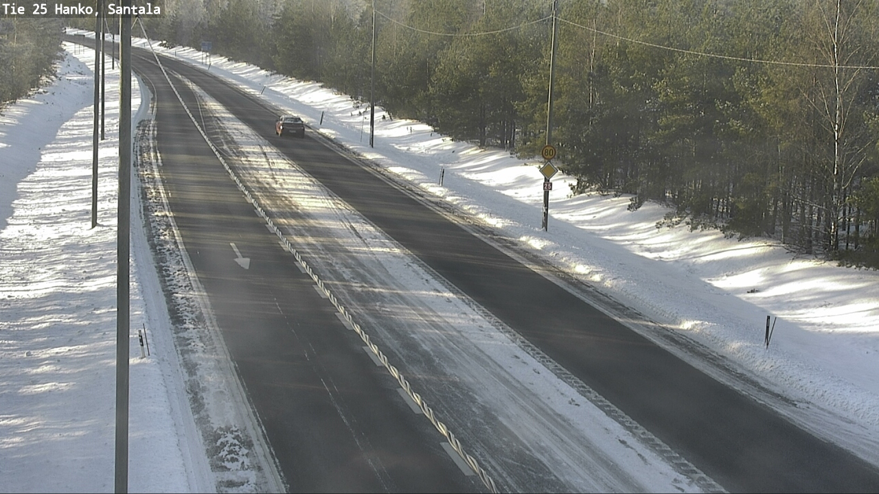 Weather Camera Image Road 25 Hanko, Santala, Hanko, Uusimaa