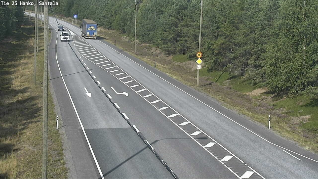 Weather Camera Image Road 25 Hanko, Santala, Hanko, Uusimaa