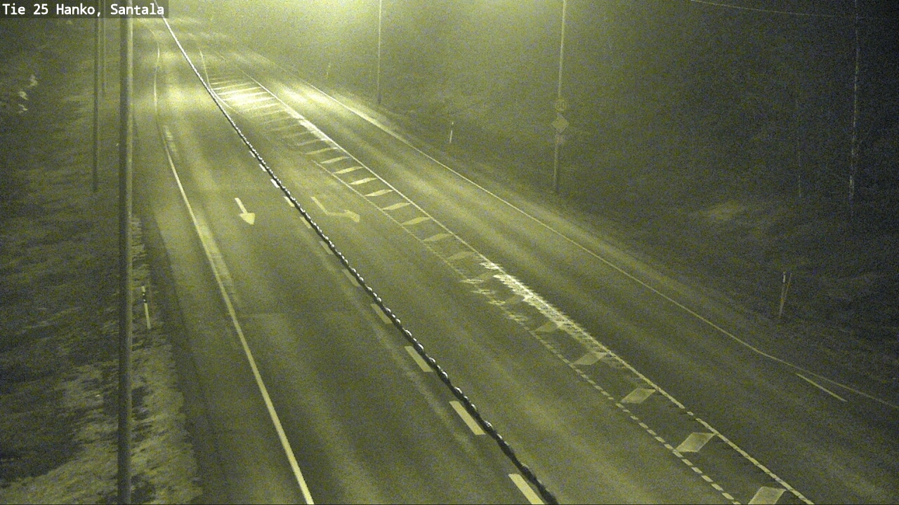 Weather Camera Image Road 25 Hanko, Santala, Hanko, Uusimaa