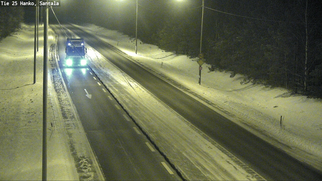 Weather Camera Image Road 25 Hanko, Santala, Hanko, Uusimaa