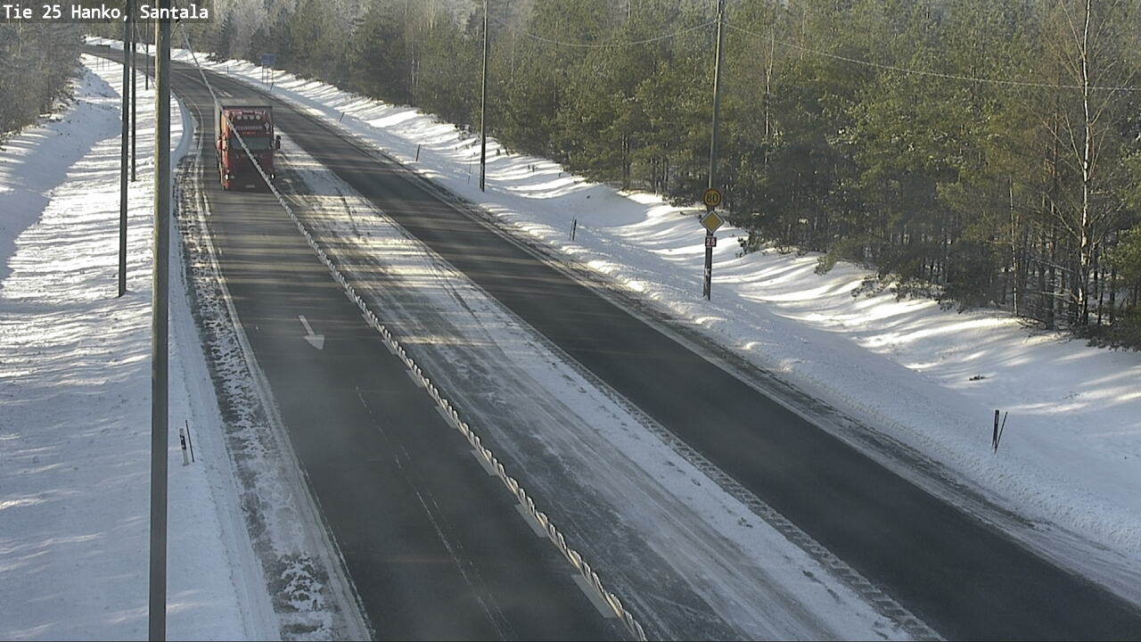 Weather Camera Image Road 25 Hanko, Santala, Hanko, Uusimaa