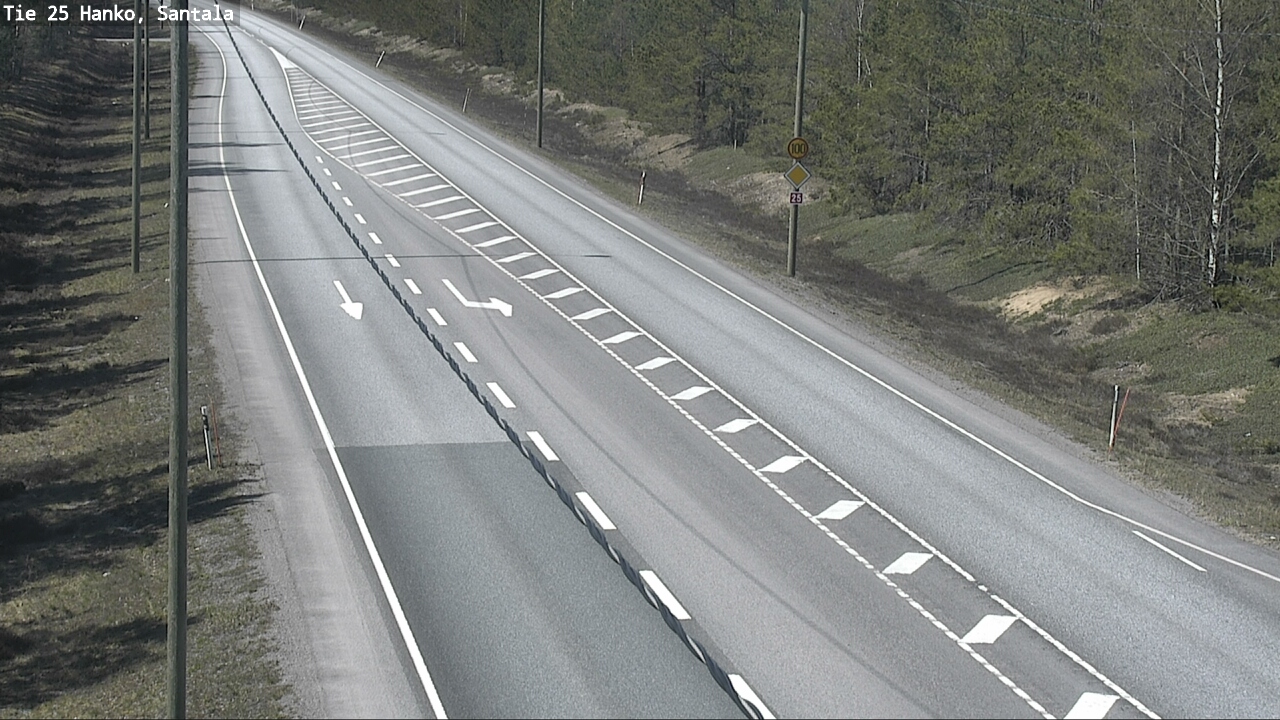 Kelikamerat Kuva Tie 25 Hanko, Santala, Hanko, Uusimaa