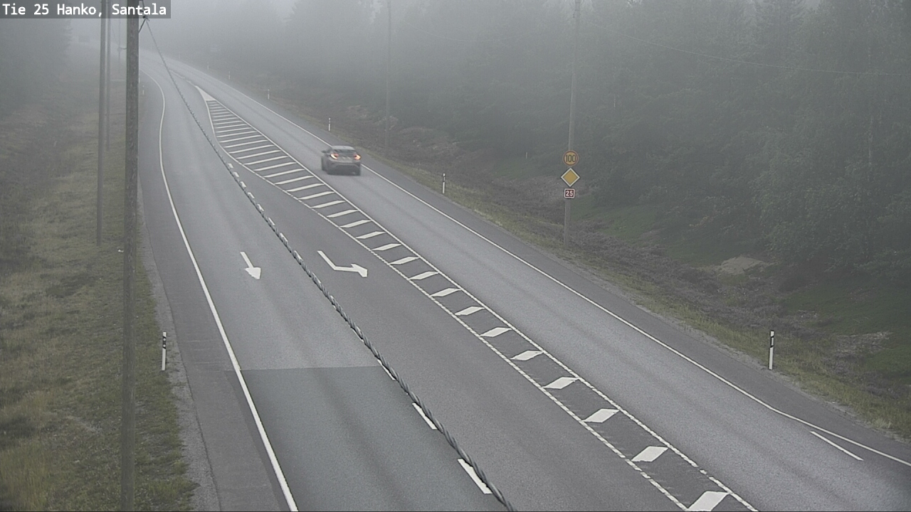 Weather Camera Image Väg 25 Hangö, Sandö, Hanko, Uusimaa