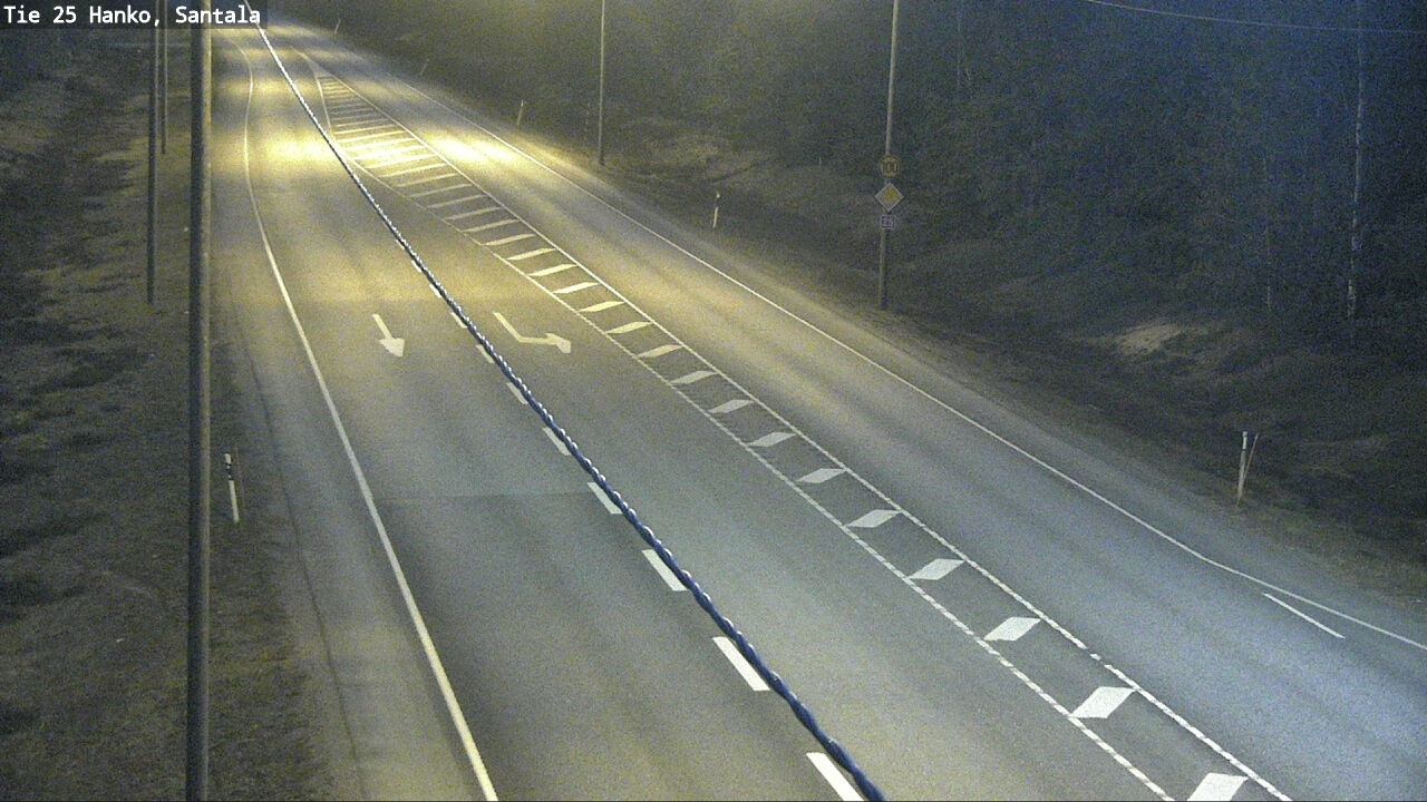 Weather Camera Image Road 25 Hanko, Santala, Hanko, Uusimaa