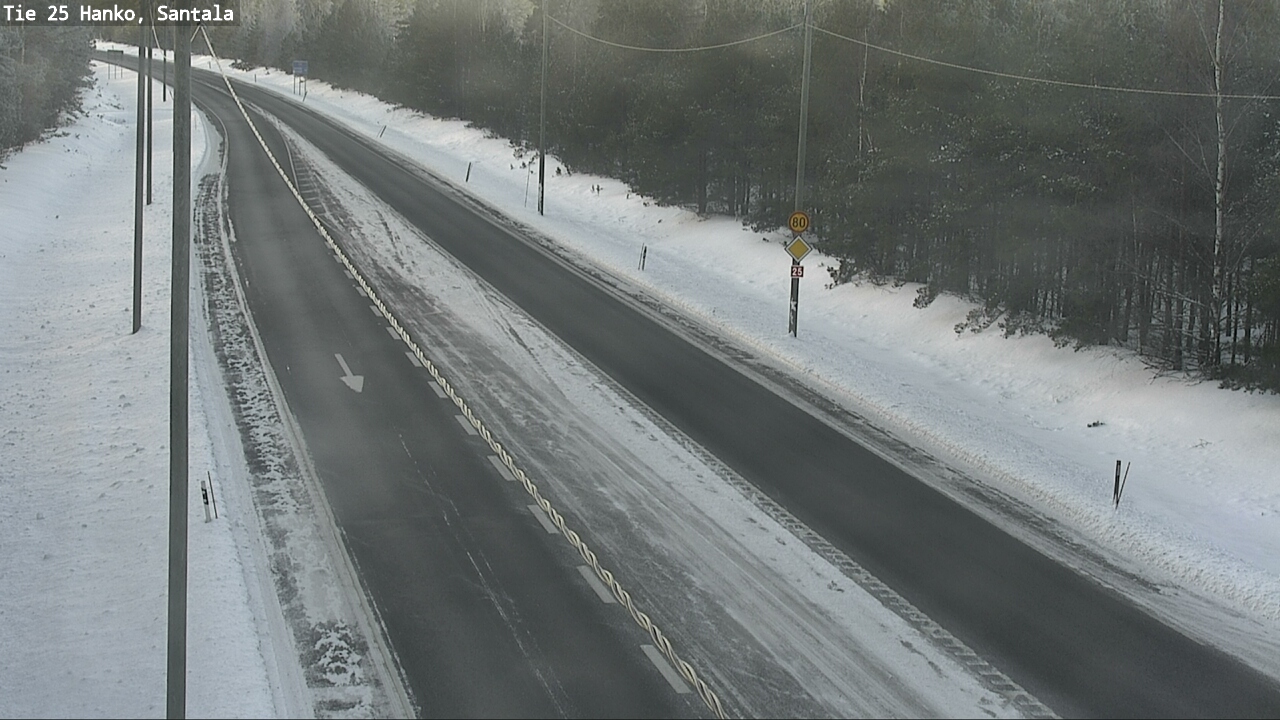 Weather Camera Image Road 25 Hanko, Santala, Hanko, Uusimaa