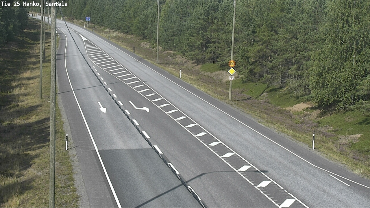 Weather Camera Image Road 25 Hanko, Santala, Hanko, Uusimaa