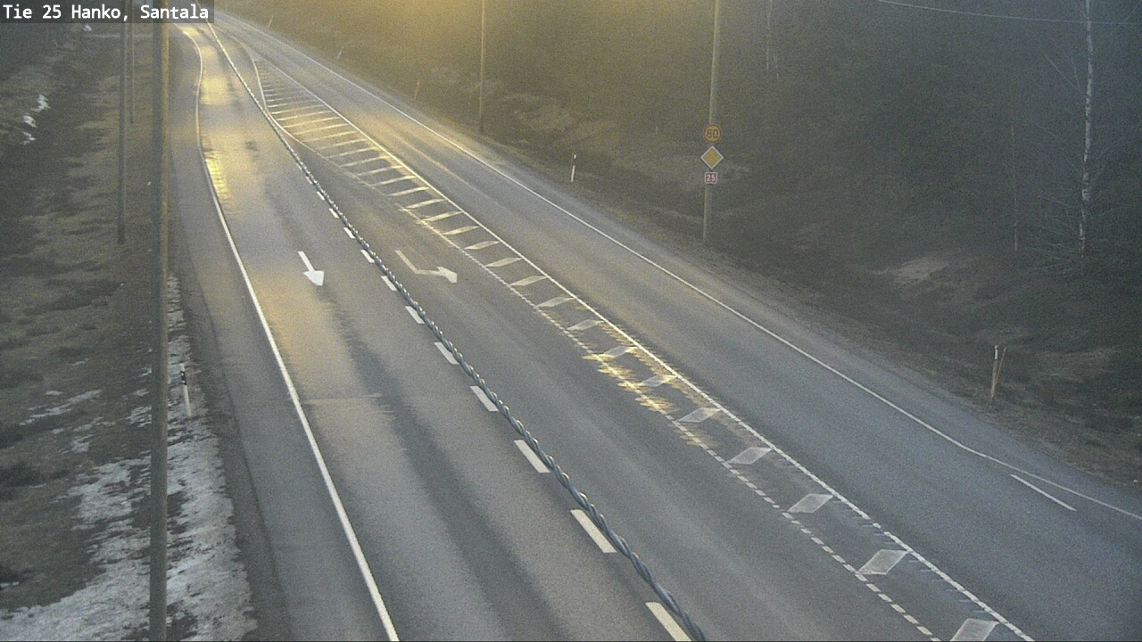 Weather Camera Image Road 25 Hanko, Santala, Hanko, Uusimaa