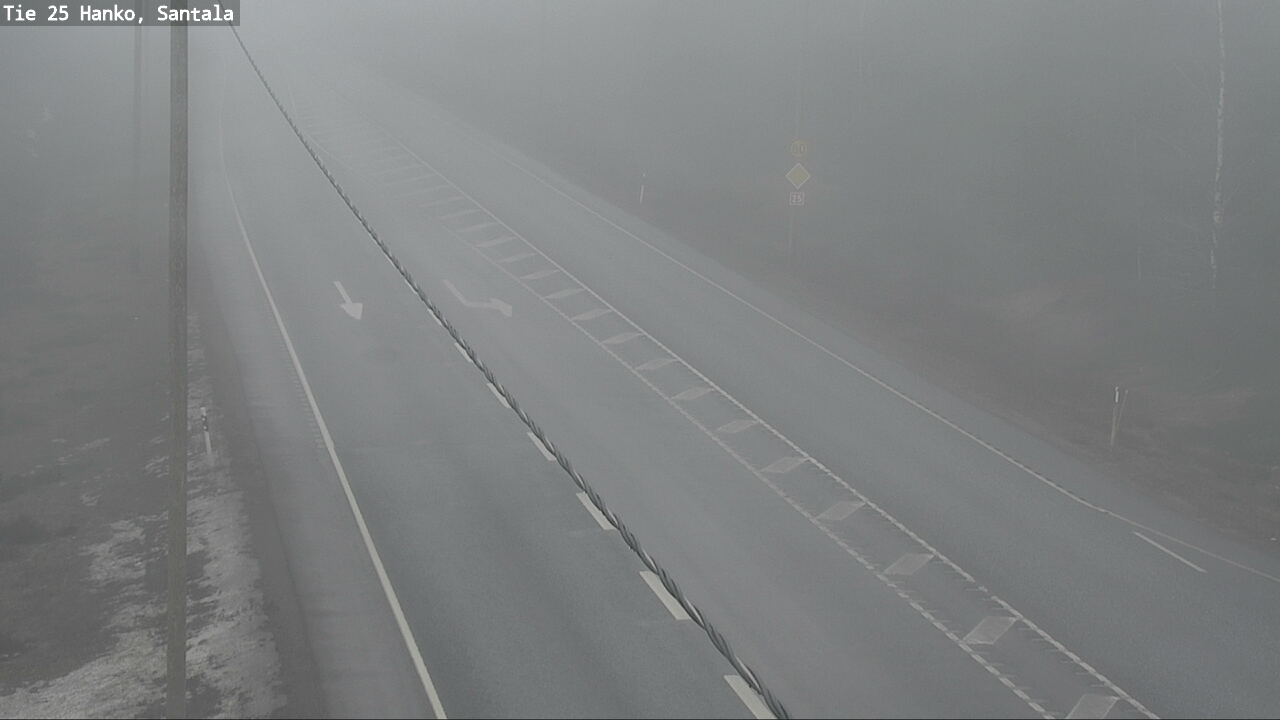 Weather Camera Image Road 25 Hanko, Santala, Hanko, Uusimaa