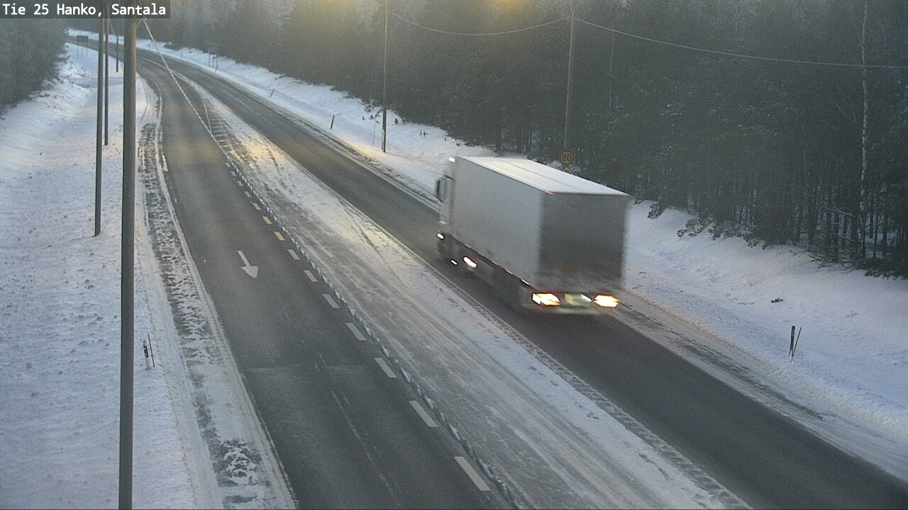 Weather Camera Image Road 25 Hanko, Santala, Hanko, Uusimaa